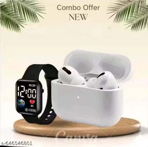 Wireless TWS Bluetooth Ear buds | High-Quality Sound | Long Battery Life | Touch ControlEar buds | Comfortable Fit | Bluetooth 5.3 Ear buds | PremiumDesign Combo | Perfect for Music, Calls, and | Ideal for Gaming, Workout, and Travel