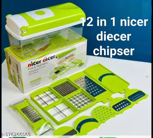 12 in 1 Vegetable Chopper , Nicer Dicer, Slicer, Cutter, Chopper